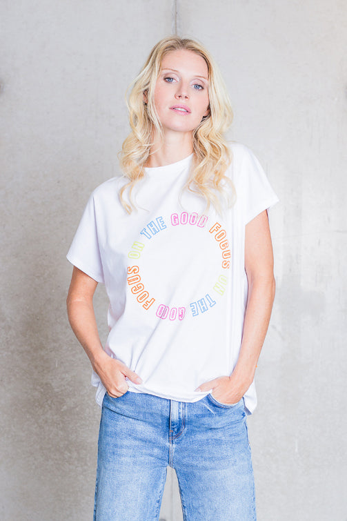 Emily van den Bergh - Shirt white colour 
