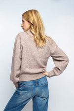 Emily van den Bergh - Strick Pullover beige